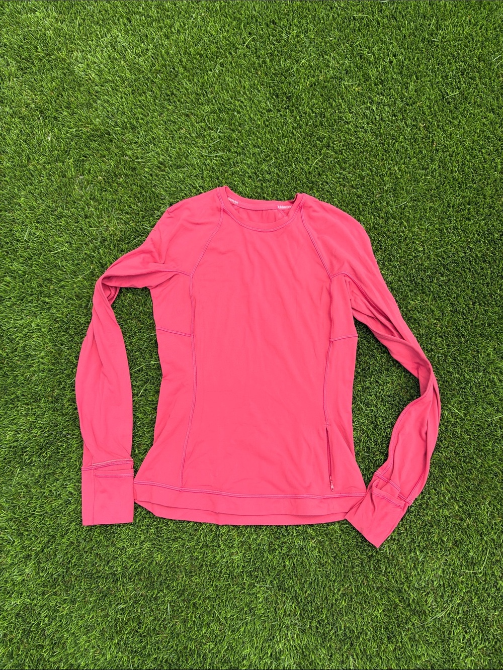 lululemon athletica Long Sleeve Performance Top in Pink